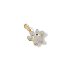 Thumbnail Image 2 of ​​​​​​​​​​​​​​14K Gold Plated 1/20 CT. T.W. Diamond Small Paw Necklace Charm