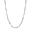 Thumbnail Image 1 of Child's Sterling Silver Diamond-Cut Curb Chain Made in Italy - 15&quot;