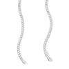 Thumbnail Image 3 of Child's Sterling Silver Diamond-Cut Curb Chain Made in Italy - 15&quot;