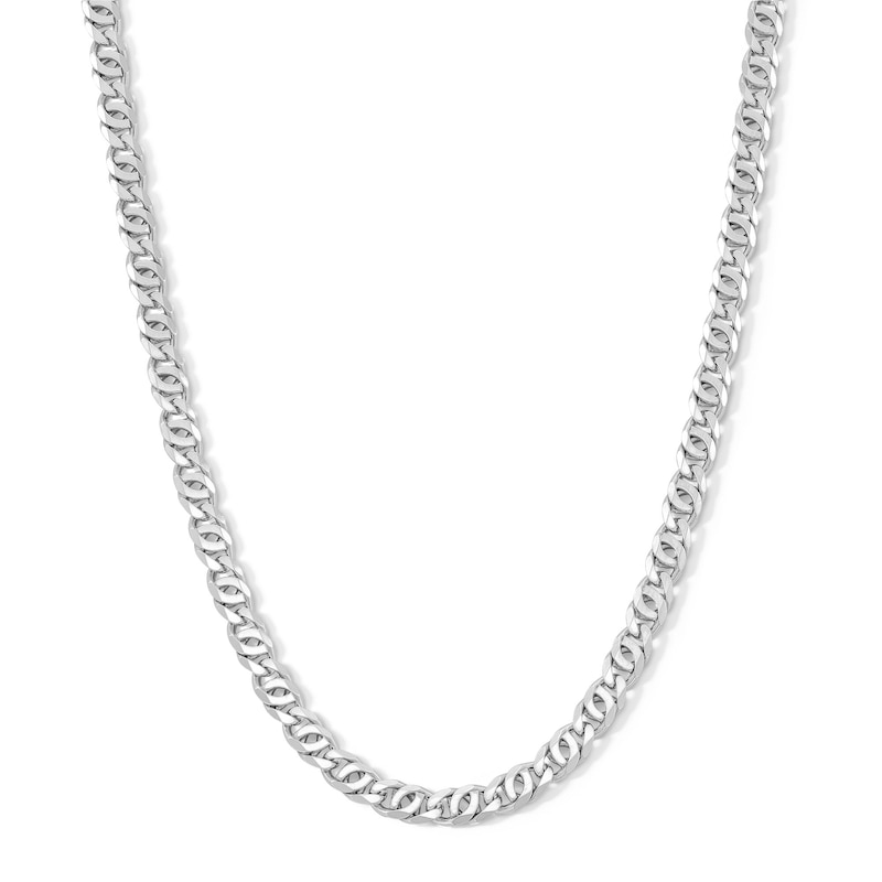 Main Image 1 of Sterling Silver Birdseye Chain Made in Italy - 20&quot;