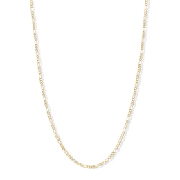 ​​​​​​​10K Hollow Gold Figaro Chain - 18&quot;