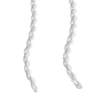 Thumbnail Image 3 of ​​​​​​​​​​​​​​Sterling Silver Diamond-Cut Twisted Herringbone Chain Made in Italy - 20&quot;