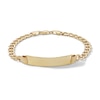 Thumbnail Image 1 of ​​​​​​​10K Semi-Solid Gold Curb Chain ID Bracelet - 8.5&quot;