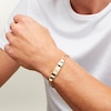 Thumbnail Image 2 of ​​​​​​​10K Semi-Solid Gold Curb Chain ID Bracelet - 8.5&quot;