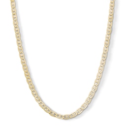 10K Hollow Gold Valentino Chain Made in Italy - 22&quot;