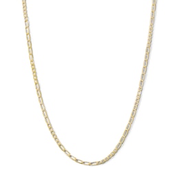 ​​​​​​​​​​​​​​10K Solid Gold Figaro Chain - 18&quot;