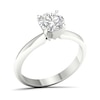 Thumbnail Image 2 of 10K White Gold 2 CT. T.W. Lab-Created Diamond Solitaire Ring