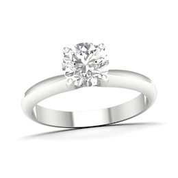 10K White Gold 1 1/ 2 CT. T.W. Lab-Created Diamond Solitaire Ring