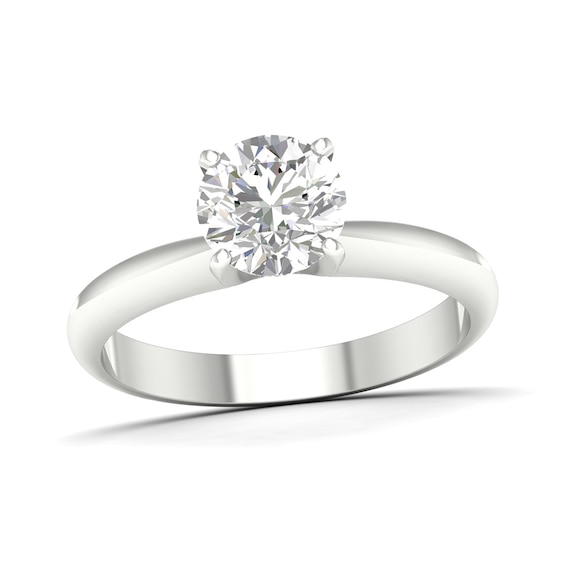 10K White Gold 1 1/ 2 CT. T.W. Lab-Created Diamond Solitaire Ring