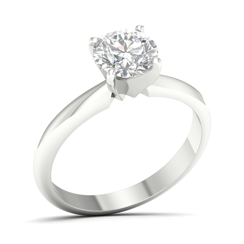 Main Image 2 of 10K White Gold 1 1/ 2 CT. T.W. Lab-Created Diamond Solitaire Ring