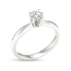 Thumbnail Image 2 of 10K White Gold 1/ 2 CT. T.W. Lab-Created Diamond Solitaire Ring