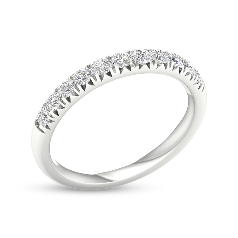 Main Image 2 of 10K White Gold 1/2 CT. T.W. Lab-Created Diamond Anniversary Band