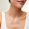 Thumbnail Image 2 of 10K Solid Gold Diamond-Cut Bead Chain - 18&quot;