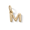 Thumbnail Image 0 of ​​​​​​​10K Hollow Gold M Necklace Charm