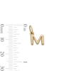 Thumbnail Image 2 of ​​​​​​​10K Hollow Gold M Necklace Charm