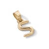 Thumbnail Image 2 of ​​​​​​​10K Hollow Gold S Necklace Charm