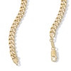 Thumbnail Image 3 of 10K Hollow Gold Bonded Cuban Chain - 22&quot;