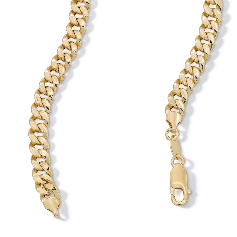 Main Image 3 of 10K Hollow Gold Bonded Cuban Chain - 22&quot;