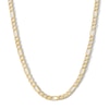 Thumbnail Image 1 of 10K Hollow Gold Bonded Figaro Chain - 24&quot;