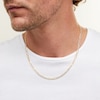 Thumbnail Image 2 of 14K Solid Gold Bonded Figaro Chain - 20&quot;