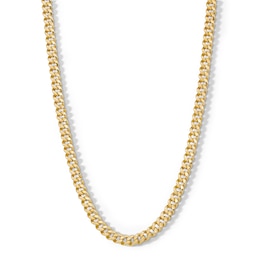 10K Hollow Gold Bonded Cuban Chain - 20&quot;