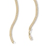 Thumbnail Image 3 of 10K Hollow Gold Bonded Cuban Chain - 20&quot;