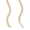 Thumbnail Image 3 of 10K Hollow Gold Bonded Cuban Chain - 20&quot;