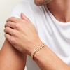 Thumbnail Image 2 of 10K Hollow Gold Bonded Cuban Chain Bracelet - 8.5&quot;