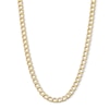 Thumbnail Image 1 of 10K Hollow Gold Bonded Curb Chain - 22&quot;