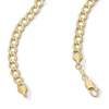 Thumbnail Image 3 of 10K Hollow Gold Bonded Curb Chain - 22&quot;