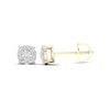 Thumbnail Image 0 of 10K Solid Gold 1/4 CT. T.W. Lab-Created Diamond Round Cluster Studs