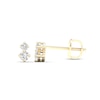 Thumbnail Image 1 of ​​​​​​​​​​​​​​14K Gold Plated 1/6 CT. T.W. Lab-Created Diamond Two Stone Studs