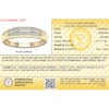 Thumbnail Image 3 of 14K Gold Plated 1/4 CT. T.W. Lab-Created Diamond Double Row Band