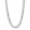 Thumbnail Image 1 of Sterling Silver Flat Curb Chain Made in Italy - 22&quot;