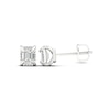 Thumbnail Image 1 of Sterling Silver 1/3 CT. TW. Lab-Created Diamond Emerald-Cut Studs