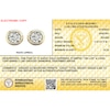 Thumbnail Image 2 of 10K Solid Gold 1/10 CT. T.W. Lab-Created Diamond Small Bezel Set Studs