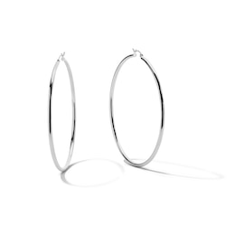 Sterling Silver Hinged Hoops