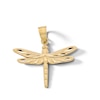 Thumbnail Image 1 of ​​​​​​​​​​​​​​10K Solid Gold Diamond-Cut Dragonfly Necklace Charm