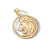 Thumbnail Image 3 of 10K Solid Gold Lion Head Necklace Charm