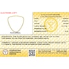 Thumbnail Image 4 of 14K Gold Plated 1 CT. T.W. Lab-Created Diamond Curb Link Chain - 20&quot;