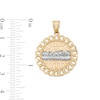 Thumbnail Image 4 of ​​​​​​​​​​​​​​10K Solid Gold Last Supper Two-Tone Necklace Charm