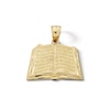 Thumbnail Image 1 of 10K Solid Gold Open Bible Necklace Charm