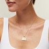 Thumbnail Image 2 of 10K Solid Gold Open Bible Necklace Charm