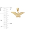 Thumbnail Image 3 of 10K Solid Gold Eagle Necklace Charm