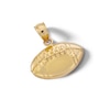 Thumbnail Image 3 of 10K Solid Gold Football Necklace Charm