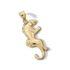 Thumbnail Image 3 of 10K Solid Gold Panther Necklace Charm