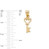 Thumbnail Image 4 of 10K Solid Gold Heart Key Necklace Charm