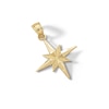 Thumbnail Image 3 of 10K Solid Gold North Star Necklace Charm