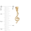 Thumbnail Image 4 of 10K Solid Gold Music Note Necklace Charm