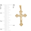 Thumbnail Image 4 of 10K Gold Budded End Crucifix Necklace Charm